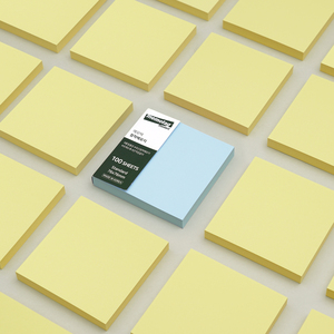 [Hansolmts] cao trái Phiếu ghi chú 76x76mm 4 màu Repositionable Memo Pad cho bàn và kế hoạch - Product Image 1