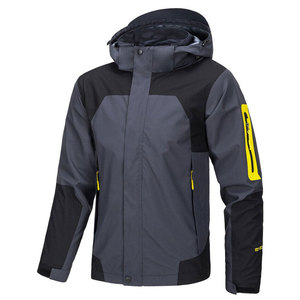 Veste de pluie grande taille imperméable teint en noir coupe-vent veste de pluie pour hommes de tailles personnalisées veste de pluie pour hommes - Product Image 1