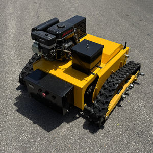 Tondeuse à fléaux multifonction haute puissance, robot agricole de désherbage à rayon de braquage nul, télécommande - Product Image 4