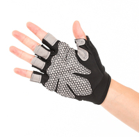 Guantes Deportivos Versátiles de Medio Dedo con Almohadilla Antideslizante de Panal de Abeja, Diseño Transpirable de Medio Dedo para Gimnasio y Calistenia