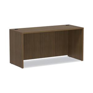 Alera Valencia Series ALEVA256024WA Credenza Shell Modern Walnut 59.13 pulgadas. X 23.63 Pulgadas X 29.5 Pulgadas Instalación Tipo Soporte - Product Image 1