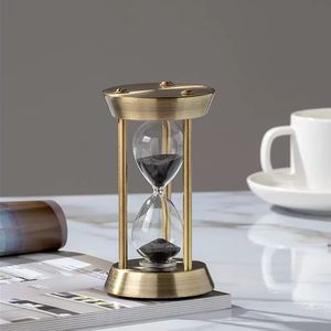 Handmade metal glass <b>sand</b> timer with fine craftsmanship ideal for luxury home or corporate office <b>decoration</b> - Product Image 4