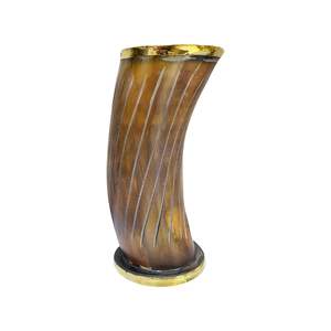 Direct Factory Supply Handmade Vintage Shot Glass Buffalo Horn Drinking Horolished Animal Style <b>Natural</b> <b>Crafts</b> for Home Hotel - Product Image 1