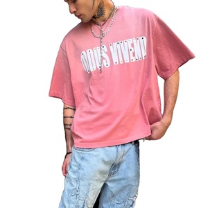 เสื้อยืดผู้ชายแบบสั่งตัดเสื้อยืดลำลองไซส์ใหญ่พิเศษผ้าฝ้าย100% พิมพ์โลโก้สไตล์ฮิปฮอปไซส์ใหญ่พิเศษ - Product Image 5