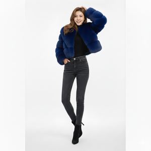 Men Thick Winter Wool <b>Viscose</b> Shell Mandarin Collar Cropped Solid Color Soft Warm Windproof Customizable Outerwear Wholesale - Product Image 4