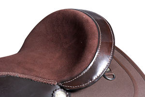 Selle synthétique légère faite à la main de style occidental classique en cuir synthétique de cheval Cordura pour le baril Racing Trail Riding - Product Image 4