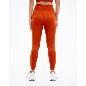 Nouveau design, logo personnalisé, leggings de yoga taille haute sans couture, effet push-up et lifting des hanches pour femmes, en Spandex/Polyester - Product Image 4
