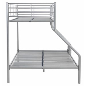 โลตัสเตียงคู่บนเตียงสองชั้นเฟอร์นิเจอร์ห้องนอนสแตนเลสทันสมัยดีไซน์เรียบง่ายพับเก็บได้สำหรับโรงแรมและโกดัง - Product Image 5