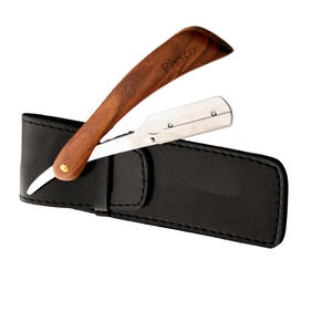 Navaja de afeitar de filo recto para barbería, navaja de barbero con cuchillas fabricadas por Pissco Pakistán - Product Image 5