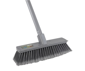 High Quality Soft PP <b>Brush</b> Head <b>Floor</b> Cleaning Broom Long Environmental-Friendly Metal Stick Factory Supply Brooms Dustpans - Product Image 1