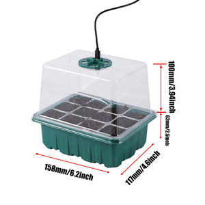 <strong>Seed</strong> Starter Kit With Grow Light Hydroponic <strong>Propagation</strong> Tray Seedling Trays <strong>Seed</strong> Starter Tray With Higher Cover - Product Image 2