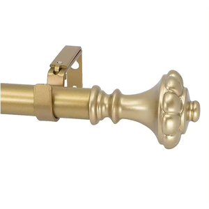 Raccords de rideau d'excellente qualité meilleure vente tringle à rideau en métal avec supports accessoires de quincaillerie de rideau en argent - Product Image 6