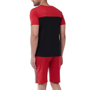 Ensemble t-shirt et short en coton de style décontracté pour hommes, impression personnalisée, respirant, unisexe, impression personnalisée de haute qualité, vêtements en gros - Product Image 2