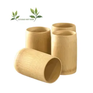 대나무 마시는 차 찻잔/지속 가능한 대나무 마시는 컵 수공예 100% 대나무 자연/공급 업체 대나무 컵 저렴한 가격