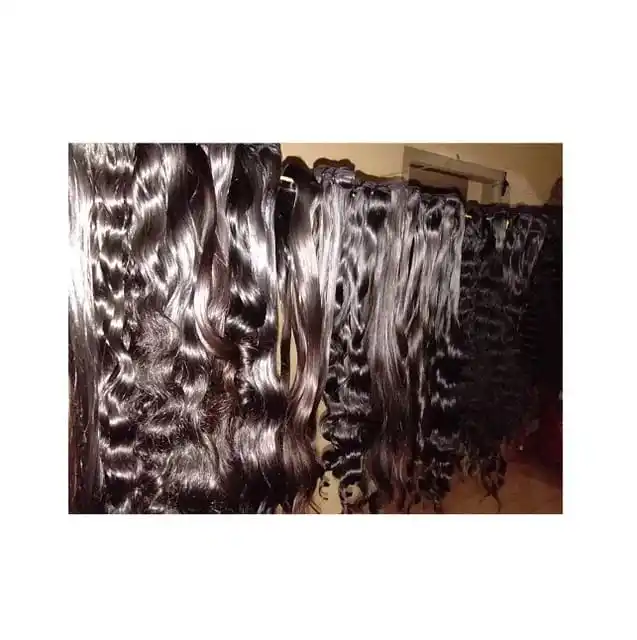 Cabelo indiano natural remy virgin sem processado 100%, cabelo humano