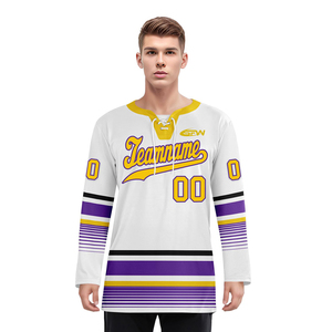 เสื้อฮอกกี้น้ำแข็งคอวีแบบแห้งเร็ว ระบายอากาศได้ดี ป้องกันแบคทีเรีย ผลิตตามสั่ง คุณภาพสูง โพลีเอสเตอร์ ขายส่ง จำนวนมาก พร้อมบริการซับลิเมชั่น - Product Image 5