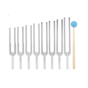 ชุดส้อมเสียงอลูมิเนียมอัลลอย9ชิ้น, ชุดส้อมเสียงและค้อนเคาะ - Product Image 2