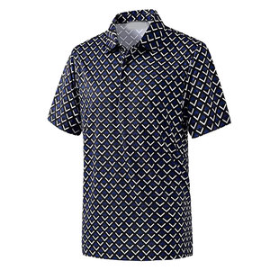 Nuevo estilo hombres moda 100% poliéster Golf camisas sublimación impresión Golf Polo camisa con logotipo personalizado 2023 - Product Image 6