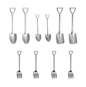 Pala de acero inoxidable Cuchara Cubiertos Cocina Bar Fiesta Boda Artesanías personalizadas Venta más vendida - Product Image 1