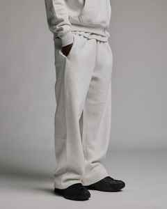 กางเกงสเวตเตอร์สำหรับผู้ชายและผู้หญิงกางเกงสเวตเตอร์ผ้าคอตตอนทรงหลวมขาบานสำหรับ100% - Product Image 4