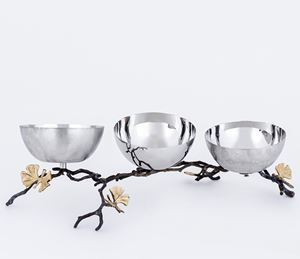 Bols à salade et à fruits en laiton émaillé floral moderne Bols à noix et articles de décoration Artisanat en métal du fabricant Inde - Product Image 2