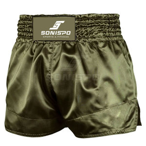 Haute qualité Spandex/Polyester MMA porter des shorts thaïlandais respirant léger séchage rapide conception personnalisable meilleure vente - Product Image 1
