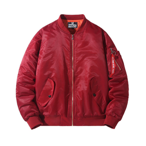 ... Elegante chaqueta bomber para hombre con cremallera frontal transpirable tela ligera con puños acanalados perfectos para viajes casuales y uso diario - Product Image 2