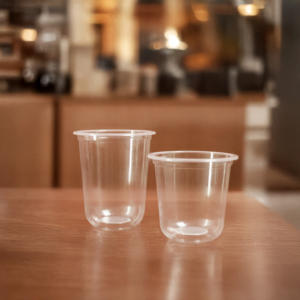 Quang Quan 12/16/20/24oz vasos desechables de PP vasos de plástico transparente 95mm PP vaso de plástico para bebidas calientes/frías - Product Image 2