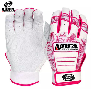 2025 Nouveau Design Gants de Baseball Softball Adultes et Jeunes Gants de Frappeur en Cuir de Chèvre Américain Personnalisé - Product Image 3