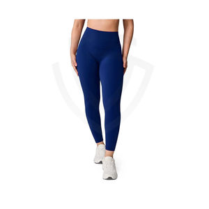 Vêtements de sport pour femmes de haute qualité, leggings de yoga sans couture personnalisés, taille élastique, à carreaux, solides, respirants, pour le sport et la remise en forme - Product Image 1