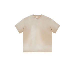 T-shirt décontracté à manches courtes et col en O pour homme avec impression numérique de 220 grammes - Product Image 5