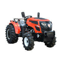Mini tracteur certifié CE EPA 4x4 4 cylindres 50 CV avec boîte de vitesses et pompe pour l'agriculture