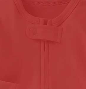 Recién llegado, mono infantil orgánico, mono de pie con cierre de cremallera, tela de algodón suave para la comodidad del bebé - Product Image 3