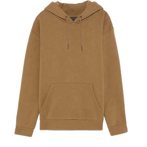 Sudaderas con capucha de algodón y poliéster de alta calidad para hombre, ropa de calle de invierno con logotipo personalizado, transpirable, con hombros caídos, ropa sólida de talla grande - Product Image 1