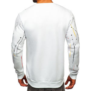 Pakistan Manufacture Solid Color Men <b>Sweatshirts</b> Customized Design Logo Basics Men <b>Sweatshirts</b> 100% Cotton Fleece Unisex - Product Image 2