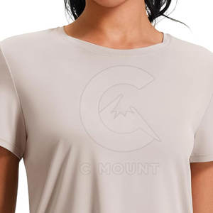 Ropa de gimnasio de secado rápido Camisetas de gimnasio para mujer Ropa deportiva MOQ baja Camisetas de gimnasio para mujer en precio al por mayor - Product Image 6