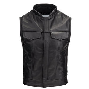 Fabricantes y Proveedores de Chalecos de Cuero para Hombre, Chaleco de Cuero para Motocicleta, Moda Hecha en Pakistán, Chaleco de Cuero para Hombre OEM - Product Image 4