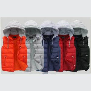 Chalecos Acolchados de Algodón al por Mayor, Chalecos Gruesos para Hombre, Novedad de Otoño e Invierno - Product Image 6