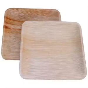 Assiette en bois et table de dîner créatives en gros Plats et assiettes en bois de taille personnalisée Assiette en bois massif rustique par artisanat en croissant - Product Image 1