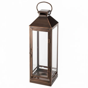 Farol de Vela Hexagonal de Hierro Negro al por Mayor con Paneles de Vidrio, Decoración Moderna para Interiores del Hogar y Jardín, Portavelas Colgante de Metal - Product Image 2