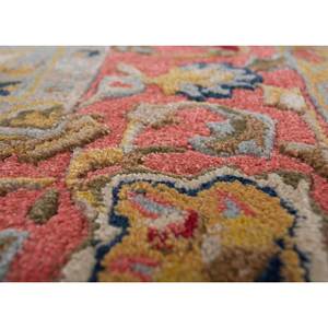 Alfombra Kasbah Classic Top-1504 (Cs-01) Roja Naranja, Tejida a Mano con Lana y Viscosa, para el Hogar, con Diseño de Medallón, Rectangular, a Rayas, Abstracta, para Pasillo - Product Image 3