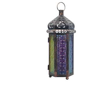 Modern White Iron <b>Lantern</b> Decorative Table Organizer Hangng Lamtern for Home Parties and <b>Christmas</b> Events Economically Priced - Product Image 2