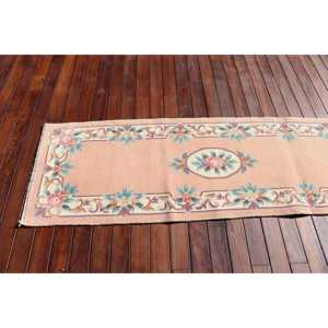 Vintage Turkish <b>Rug</b>, 2.2x9.6 ft <b>Runner</b> <b>Rug</b>, Brown Southwestern <b>Rug</b> - Product Image 5