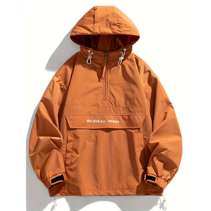 แจ็กเก็ตกีฬากันลมมีซิปครึ่งซิปสำหรับผู้ชายเสื้อนอกระบายอากาศน้ำหนักเบามีซิป - Product Image 2