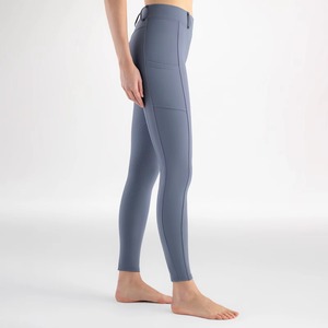 Leggings de equitación de silicona completa para mujer, de cintura alta, de secado rápido, elásticos, para deporte, en oferta - Product Image 4