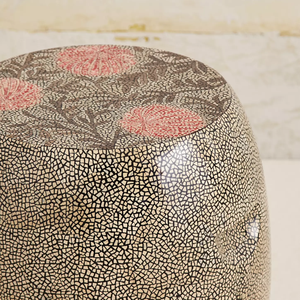 Taburetes con incrustaciones de cáscara de huevo de gama alta, mesa auxiliar hecha a mano para sala de estar, venta al por mayor de Vietnam B2B - Product Image 5