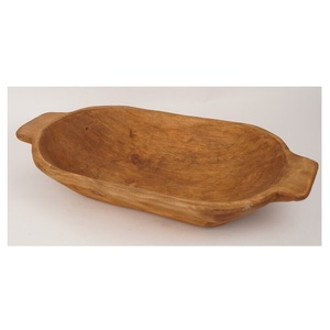 Decorative Wooden Dough Bowl Handmade Premium Look Design Wooden Dough Bowl in Natural Finishing Elegant for <b>Kitchen</b> Home Use - Product Image 3