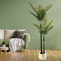 Plante artificielle de géranium de 130 cm, réaliste, écologique, en pot, plante décorative pour la maison, le jardin, le balcon, la décoration de mariage