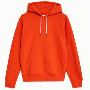 Best Selling Men's Winter Pullover Hoodies Custom Designed 100% Cotton <b>Blended</b> Fleece Basic Style Plain Dyed - Product Image 5