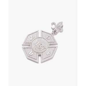 จี้วงกลมทองคำ 14K แบบกำหนดเอง 1187 ชิ้น พร้อมเพชรและจี้ห้อย - Product Image 1